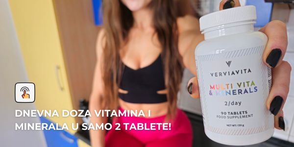 Dnevna doza vitamina i minerala u samo 2 tablete